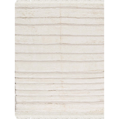Wool Striped Area Rug