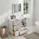 Arroyos 42'' Single Bathroom Vanity with Ceramic Top with Mirror