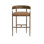 Upholstered Stool with Metal Frame