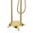3 Handle Floor Clawfoot Tub Faucet with Diverter-52902889