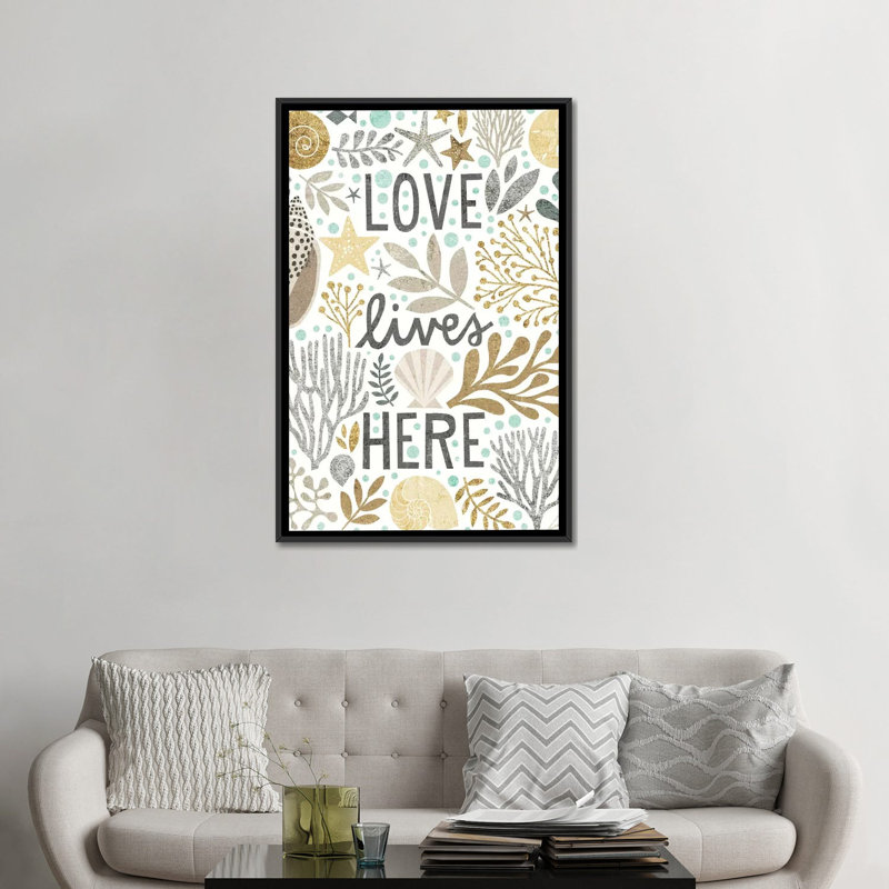 « under sea viii », impression sur toile, H 48 po x l 32 po x P 1,5 po, Toile avec cadre noir, Pas de tapis