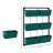 3-Tier Wall Planter With 6 Pots For Indoor And Outdoor Use, Hanging Plant Holder, Self Draining Wall Mounted Planter-1407279902