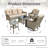 Daliya Wicker 5 - Person Patio Conversation Set with Cushions-779434234