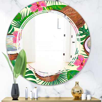 Miroir mural Coco and Jungle Flowers