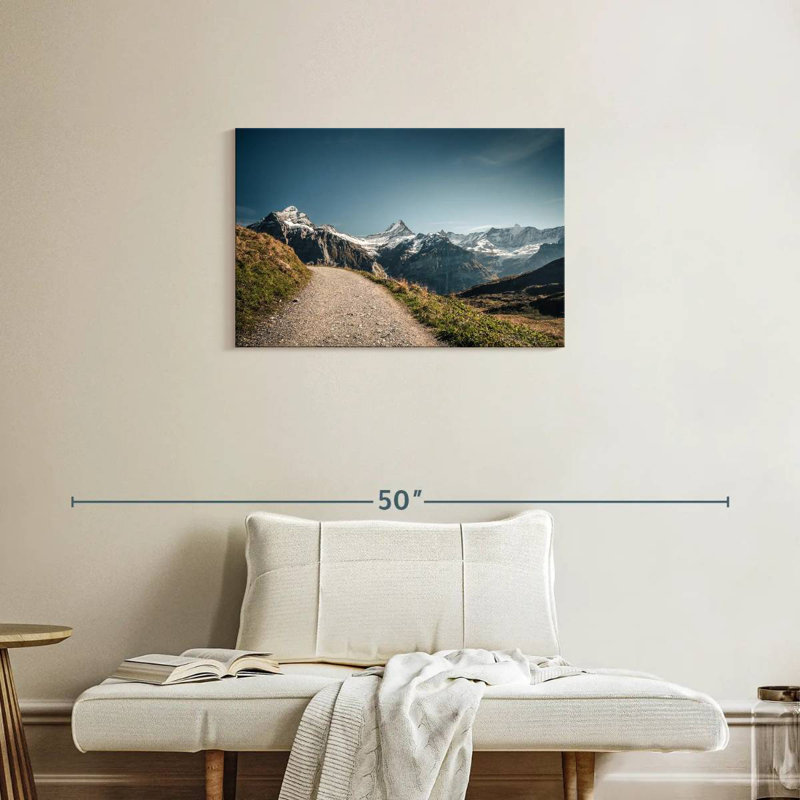 Sentier de randonnée à Grindelwald, H 20 po x l 30 po