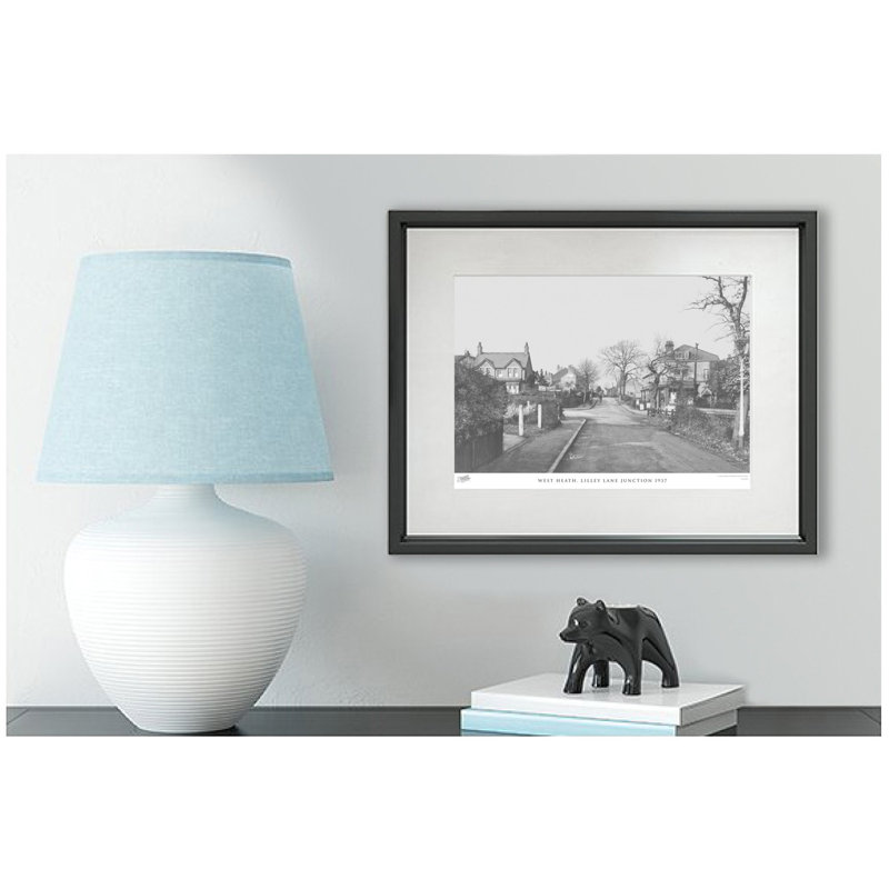 West Heath, Lilley Lane Junction 1937 - Single Picture Frame Print, 28cm H x 36cm W x 2.3cm D