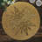 Polyester Embroidered Round Beaded Placemats Set of 2 Gold Handmade Decorative Table Mats for Christmas Decor