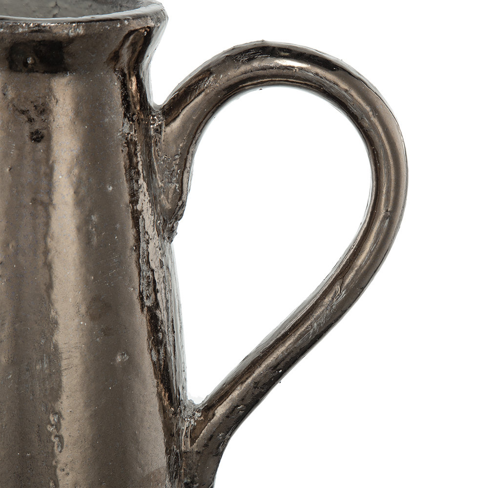 Libra Ceramic Decorative Bottle, 14.4" H x 8.9" W x 5.7" D