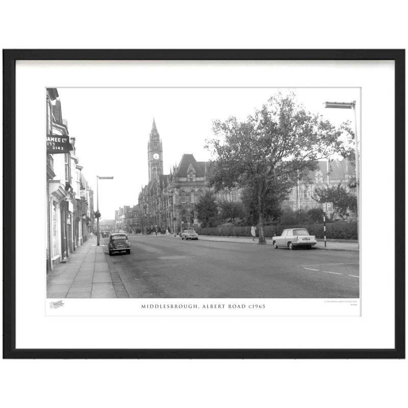 Middlesbrough, Albert Road C1965 - Single Picture Frame Print, 28cm H x 36cm W x 2.3cm D