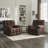 42" Oversized Rocker Recliner Chair, Swivel Rocker Recliner For Living Room, overstuffed Extra Wide Rocking Recliners Soft With Breathable Soft Fabric, up To 350lbs-222894003-222894001