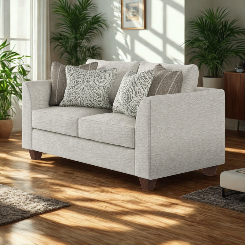 Homecoming Stone Loveseat , Beige Revolution Performance Fabrics®, Gray/Brown Polypropylene