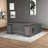 Deluxe gray two-cabinet modern desk-1500996006