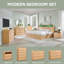Commode à tiroirs Maud pour chambre à coucher, commodes larges en bois et commodes-915941645-932831586
