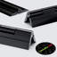 3x Black Acrylic Piano Hinges 150 mm, Continuous Plastic Hinges