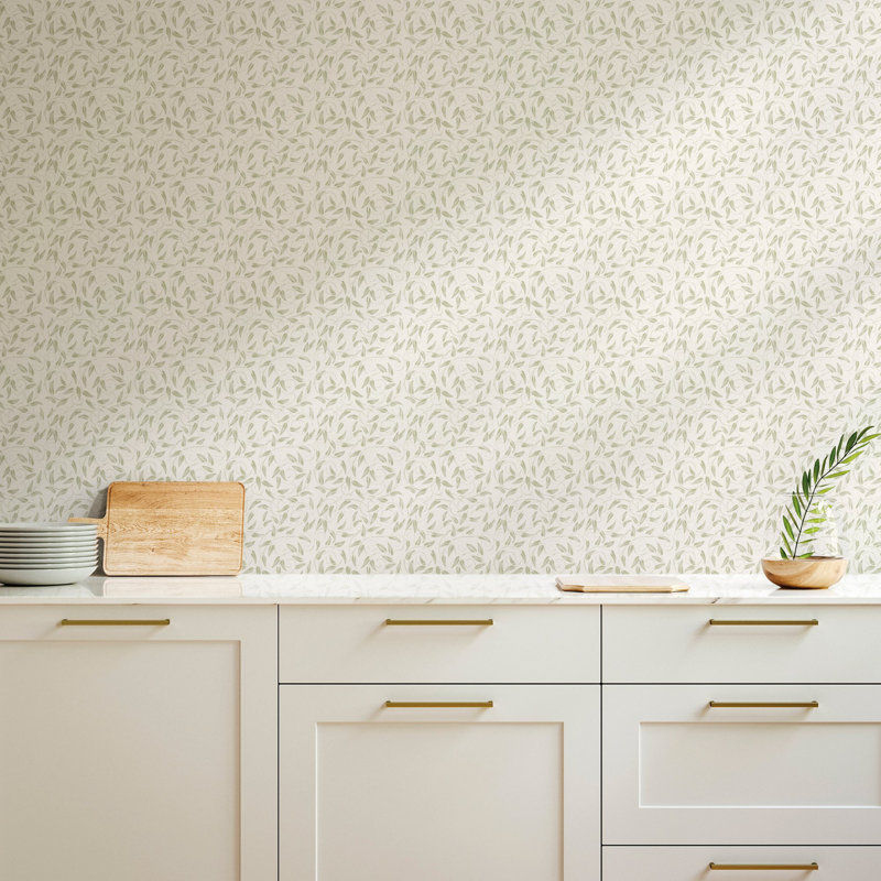 Laurence Llewelyn-Bowen Off The Wall Tit Willow Smooth, Light Green