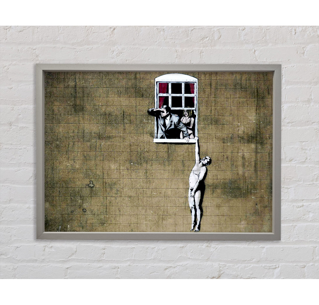 Window Lovers Original - Einzelner Bilderrahmen Kunstdrucke auf Leinwand