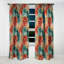 Coral Illusion Tropical Pattern II - Floral Curtain - Blackout Floral Curtain - 1 Panels-107549250