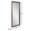 Wooden Bobbin Vanity Mirror-2093003556