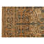 Hand-Knotted High-Quality Green and Brown Area Rug