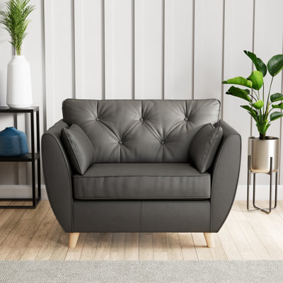 Marylin Leather Snuggle Chair