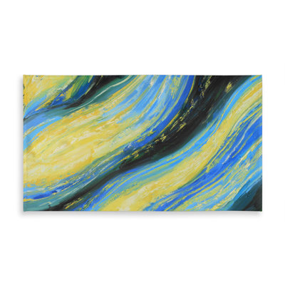 Liquid Magic Wave Abstract Tablecloth - Indoor/Outdoor Decor