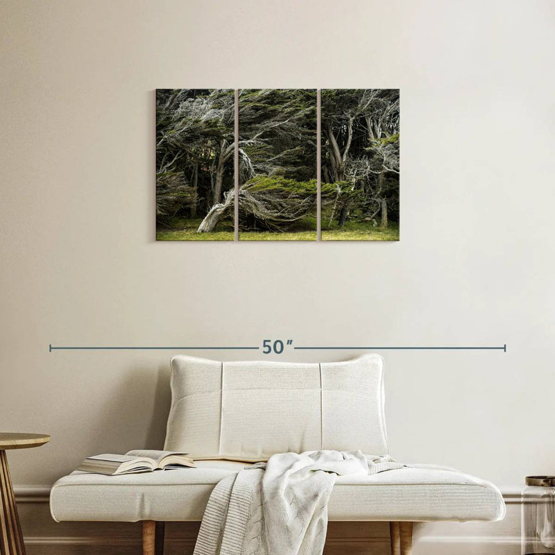 Windswept Forest Trees