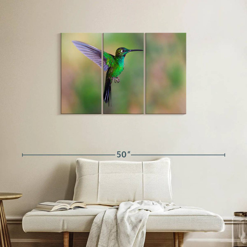 Brampt Green Fronted Hummingbird, 24" H x 38" W