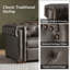 Fauteuil inclinable électrique en cuir véritable Burbank-1056337424