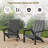Danese 2-Piece All-Weather HDPE Adirondack Chair-113257799