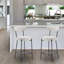 Anani Upholstered Counter Stool with Metal Frame