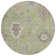 Lummus Washable Damask Indoor / Outdoor Rug