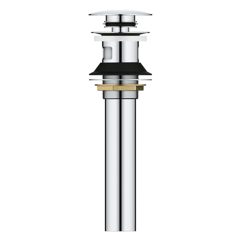 Universal Pop-Up Bathroom Sink Drain with Overflow, Chrome