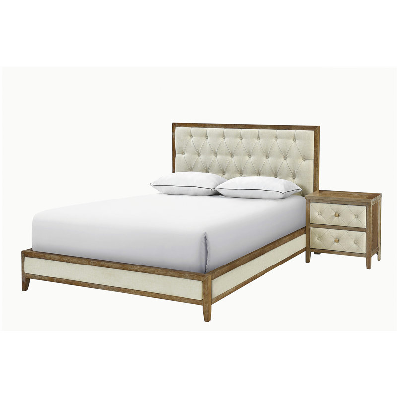 Magnifique table de chevet en acajou verni avec meuble de chambre moderne, Noyer
