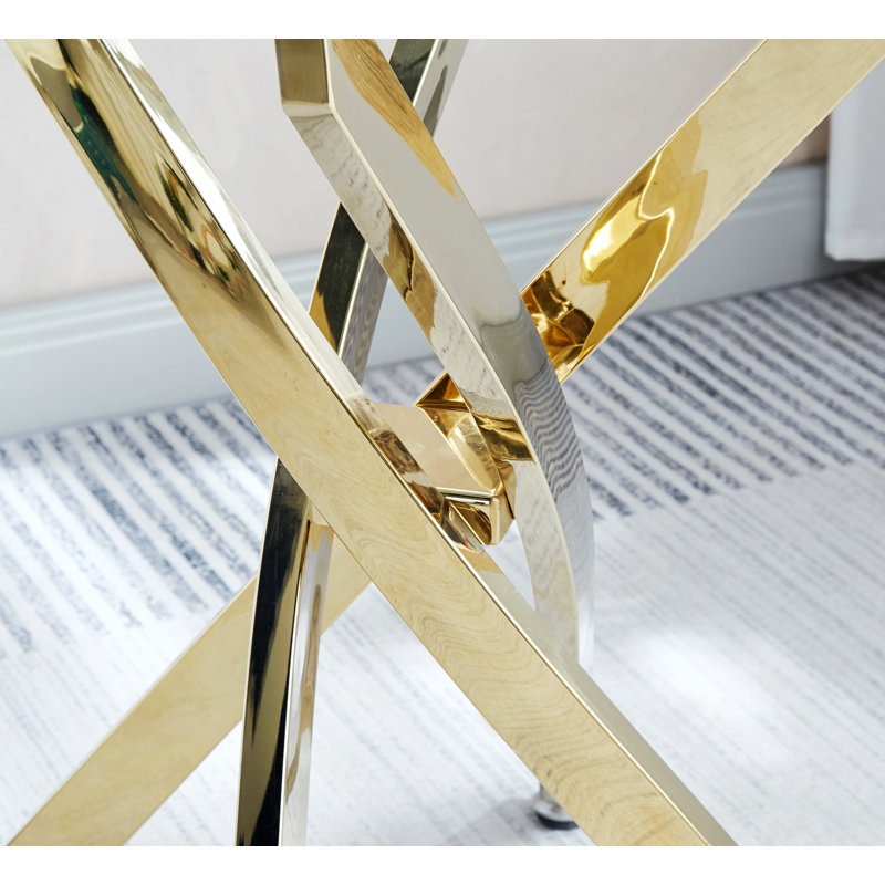 Table de bout en verre Keesler