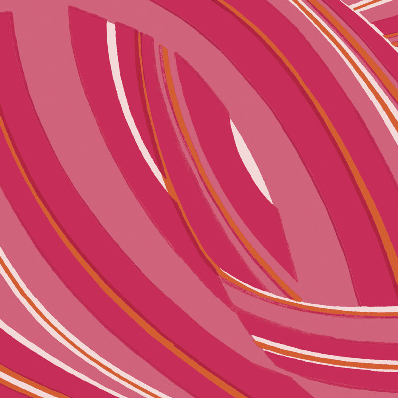 Abstract Wallpaper Roll, Pink/Orange
