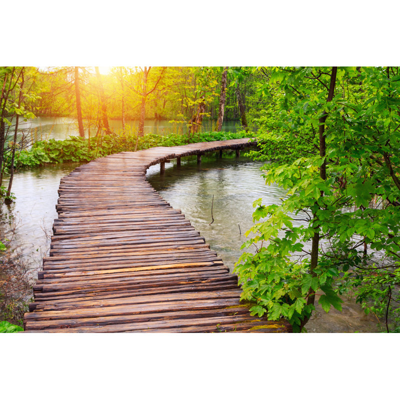 Bethpage Plitvice Lakes National Park - Wrapped Canvas Print, 30cm H x 46cm W x 3.8cm D