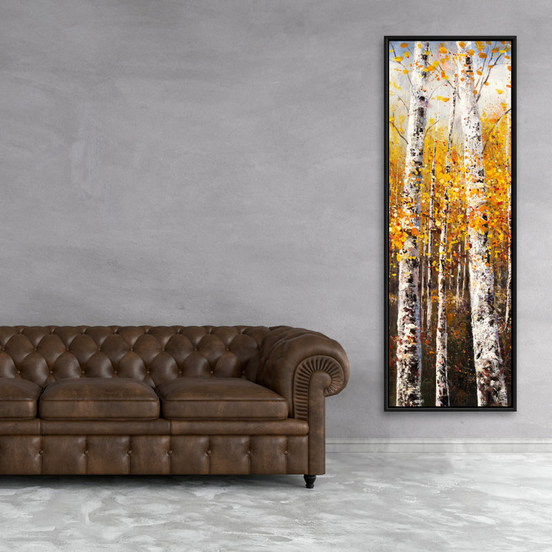 «Birches» par Sunny Day, reproduction sur toile