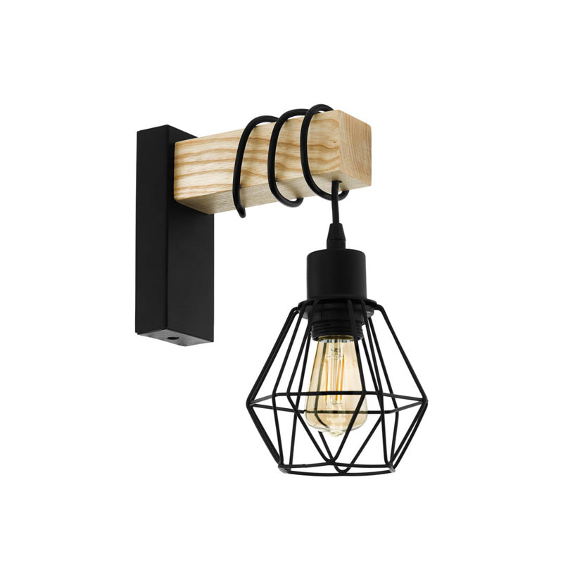 Mcentee Manufactured Wood Armed Sconce