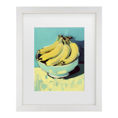 «Treechild Bananas Matted Art encadré»