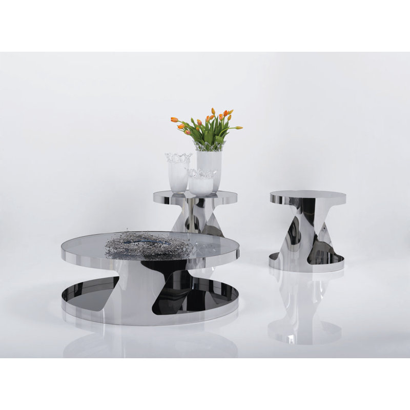 Torrence Glass Top End Table