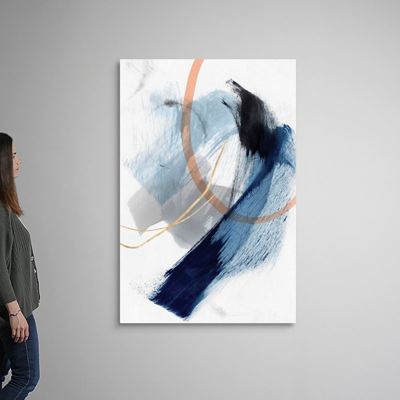 Foreshadow I par PI Studio - reproduction d'art sur toile, Toile tendue, H 60 po x l 40 po x P 1,25 po