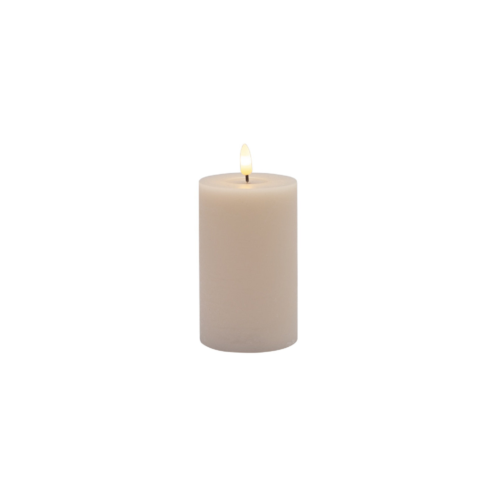 Small Flameless Pillar Candle, Pink