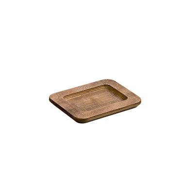 Soulier rectangulaire en bois de noyer de 1 oz