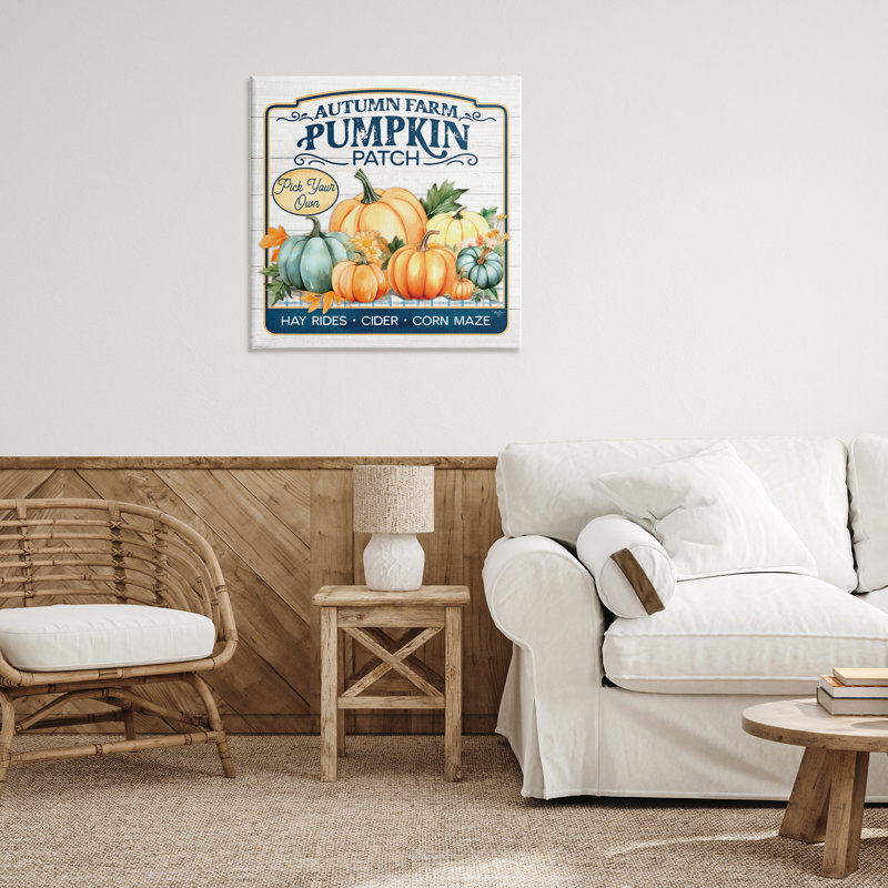 «Autumn Farm Pumpkin Patch» par Martin Podt, H 30 po x l 30 po