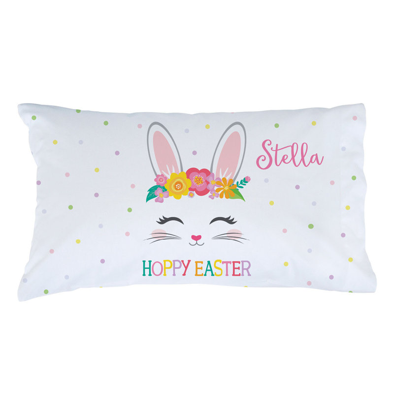  Taie d'oreiller personnalisée Beautiful Bunny