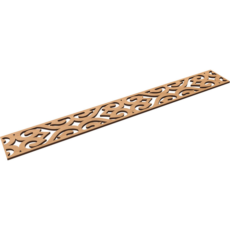 Moulure de chantournage Keene, H 6 po x l 46,5 po x P 0,375 po, Érable