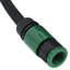 Garden Soaker Hose Black 0,6" 50 m Rubber
