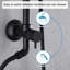 Robinet de douche mural mural avec valve anti-brûlure à pression équilibrée-85421499