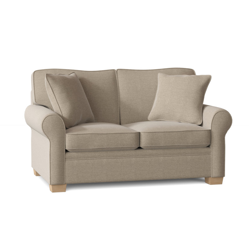 Drake Upholstered 61'' Reclining Sofa, Unfinished, Jango Sandstone