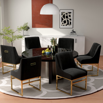 Baudel Velvet Side Chair